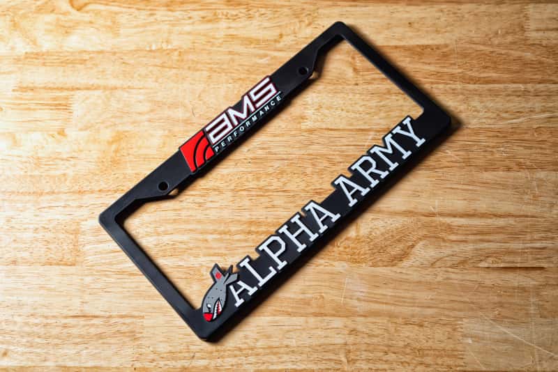 AMS — AMS Performance AMS / Alpha Army License Plate Frame
License Plate Frame - view 1