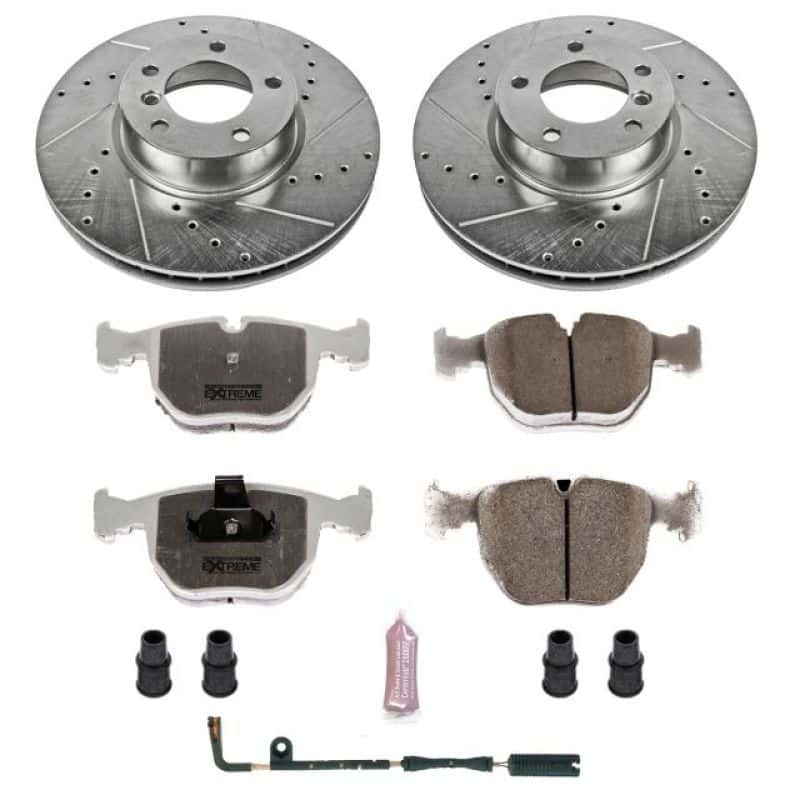 PowerStop — Power Stop 01-03 BMW 530i Front Z26 Street Warrior Brake Kit - view 1