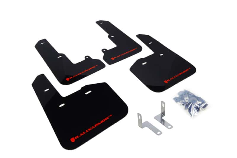 Rally Armor — Rally Armor 15-19 Subaru Legacy Black UR Mud Flap w/ Red Logo
Mud Flap - view 1
