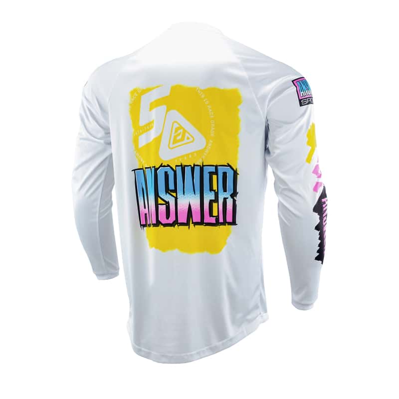 Answer — Answer 26 LE Syncron Artifacts Jersey 50 Years Neon Yellow/White/Blue Youth - Small - view 2