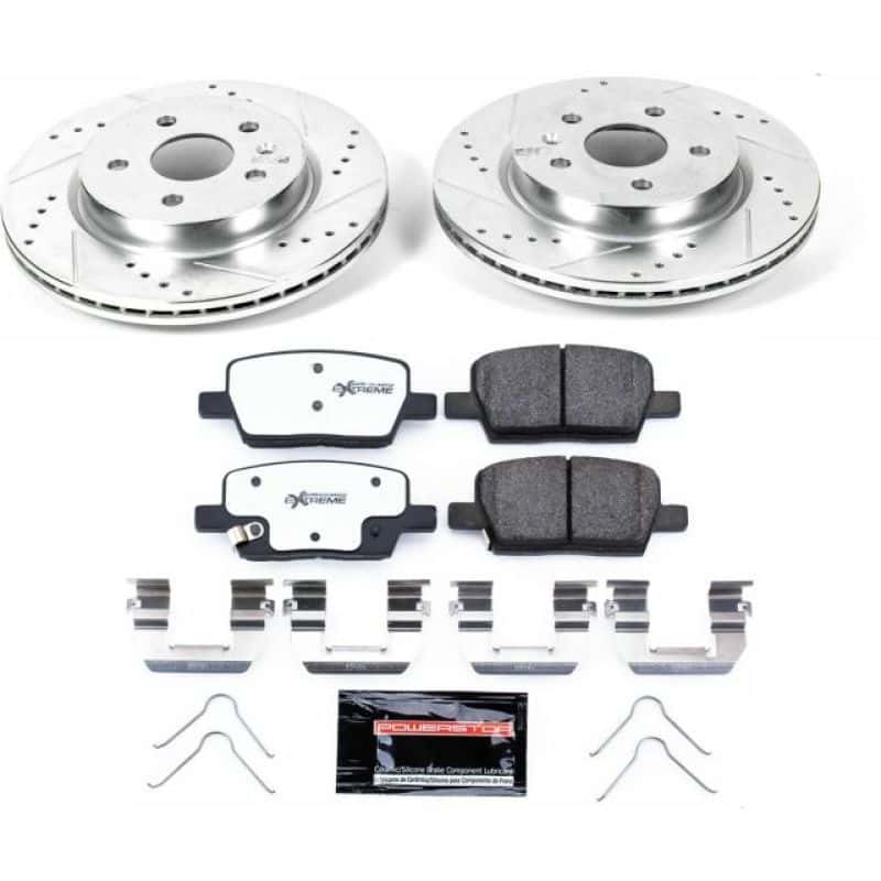 PowerStop — Power Stop 16-18 Cadillac CT6 Rear Z26 Street Warrior Brake Kit - view 1