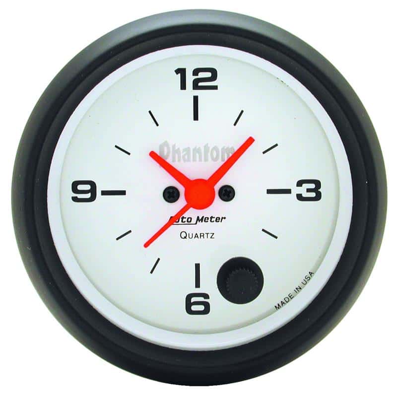 AutoMeter — AutoMeter Gauge Clock 2-5/8in. 12HR Analog Phantom
2-5/8" CLOCK, 12 VOL - view 2