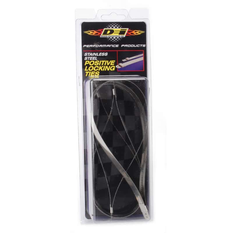 DEI — DEI Stainless Steel Positive Locking Tie 1/2in (12mm) x 14in - 4 per pack
Heat Shield Tie - view 5