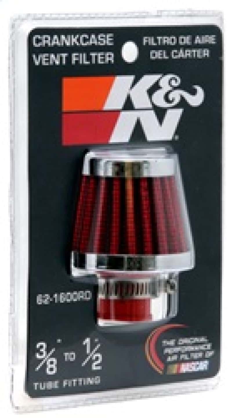 K&N Engineering — K&N 2in Base OD x .375in Flange ID x 1.75in H Rubber Base Crankcase Vent Filter
Vent Air Filter/Brea
Vent Air Filter - view 9