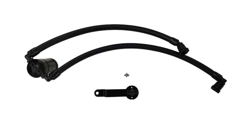 J&L — J&L 19-25 Dodge Ram 1500 3.6L PCV Side Oil Separator 3.0 - Black Anodized
Oil Separator - view 1