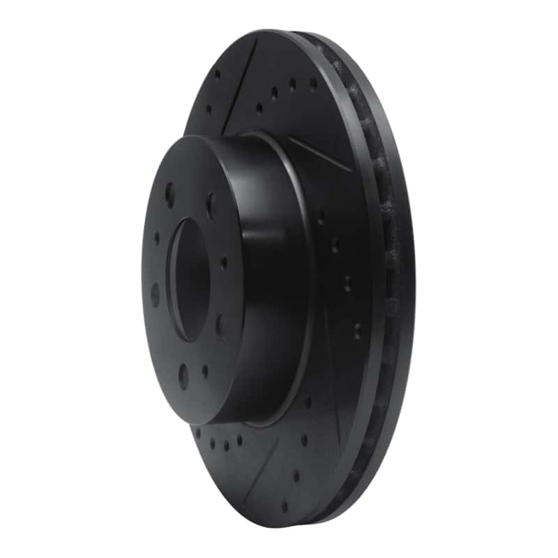 R1 Concepts — R1 95-97 Ford Crown Victoria Front Left Drilled & Slotted Black Brake Rotor
R1 Brake Rotor Drill - view 2