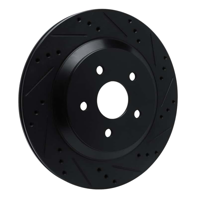 R1 Concepts — R1 04-07 Ford Freestar Rear Right Drilled & Slotted Black Brake Rotor
R1 Brake Rotor Drill - view 2