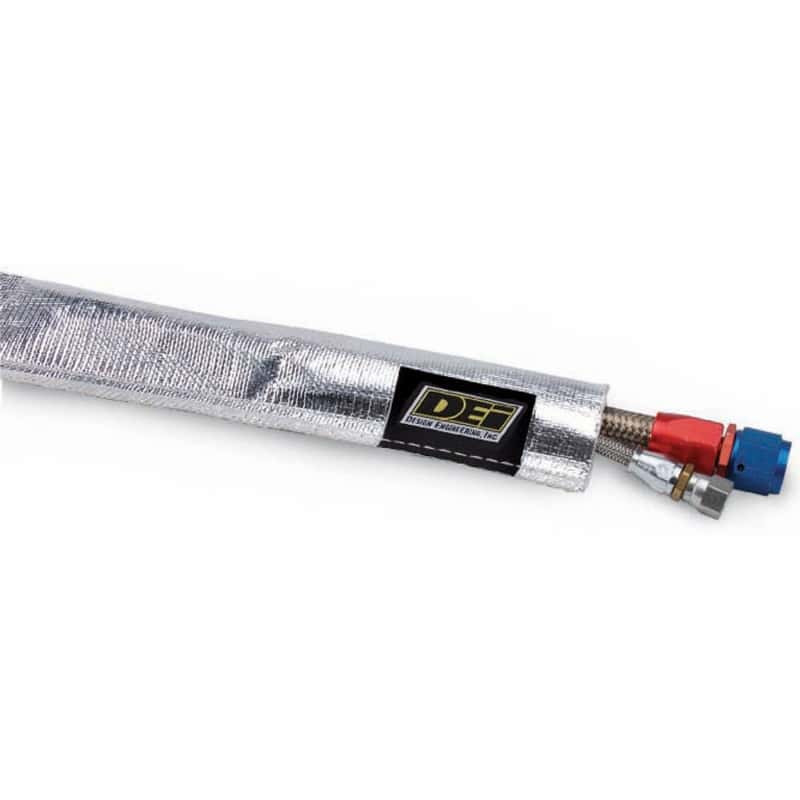 DEI — DEI Heat Sheath 3/4in x 3ft - Aluminized Sleeving - Sewn Edge
Heat Shield Sleeve - view 1