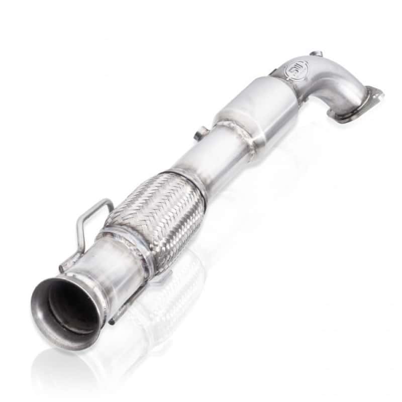 Stainless Works — Stainless Works 2016-18 Ford Focus RS 3in High-Flow Cats Downpipe Factory Connection
Exhaust System - view 2