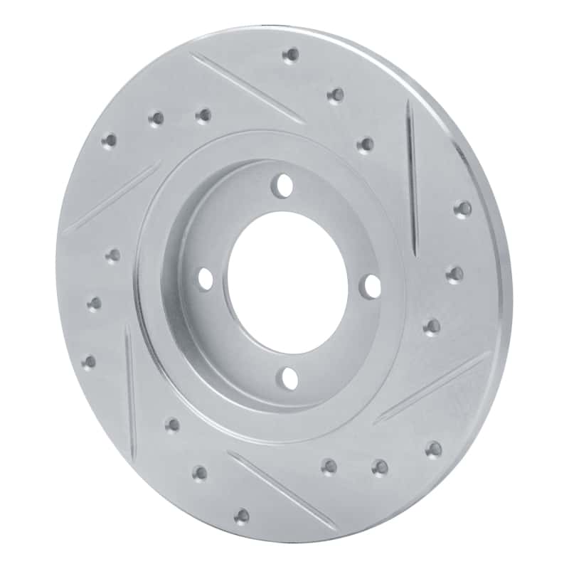 R1 Concepts — R1 80-83 Toyota Corolla (US/Canada) Front Left Drilled & Slotted Silver Brake Rotor
R1 Brake Rotor Drill - view 4