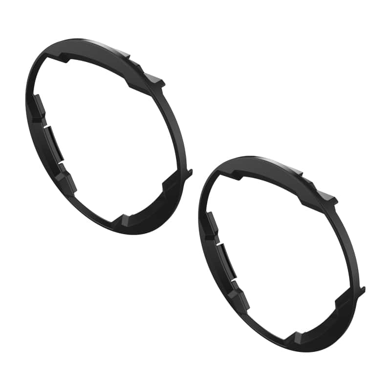 KC HiLiTES — KC HiLiTES Round Universal Shrouds for Flex Era 3 Lights (Pair) - view 3