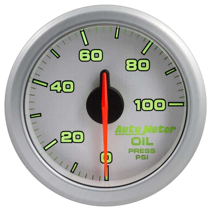 AutoMeter — Autometer Airdrive 2-1/6in Oil Pressure Gauge 0-100 PSI - Silver
GA 2" OILP ARDRV SLV - view 4