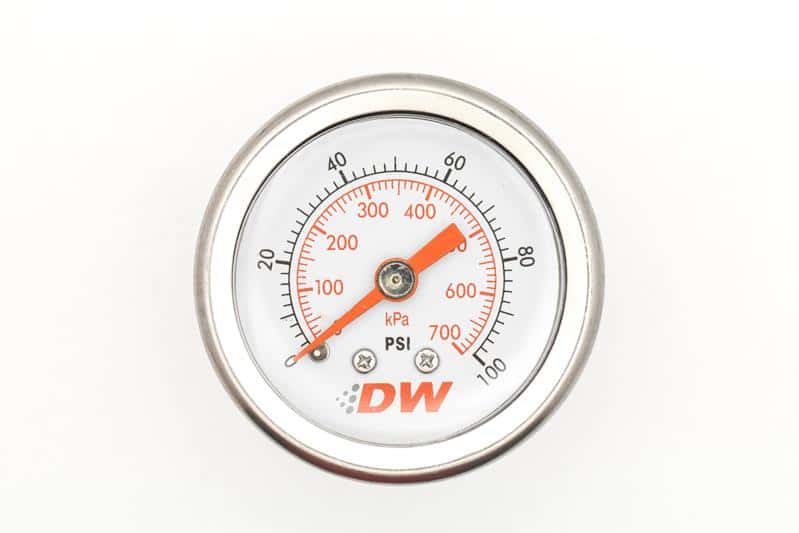 DeatschWerks — DeatschWerks 0-100 PSI 1/8in NPT Mechanical Fuel Pressure Gauge
Regulators
Plumbing - view 1