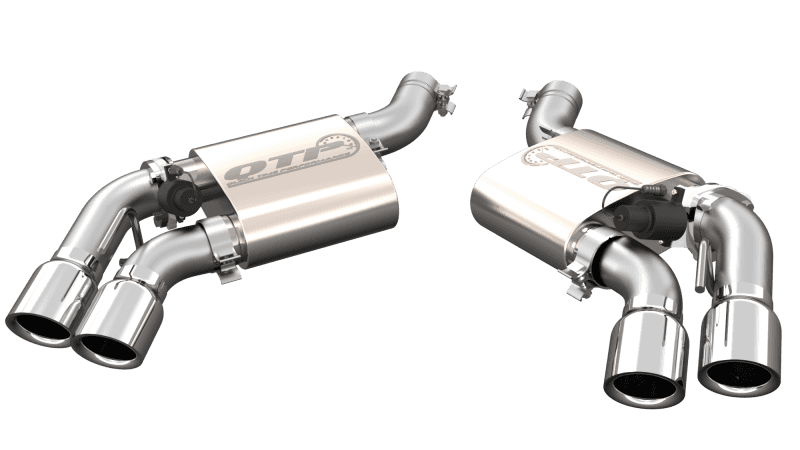 QTP — QTP 16-18 Chevrolet Camaro SS 6.2L 304SS Screamer Axle Back Exhaust w/4in Quad Tips
400117
 - view 3
