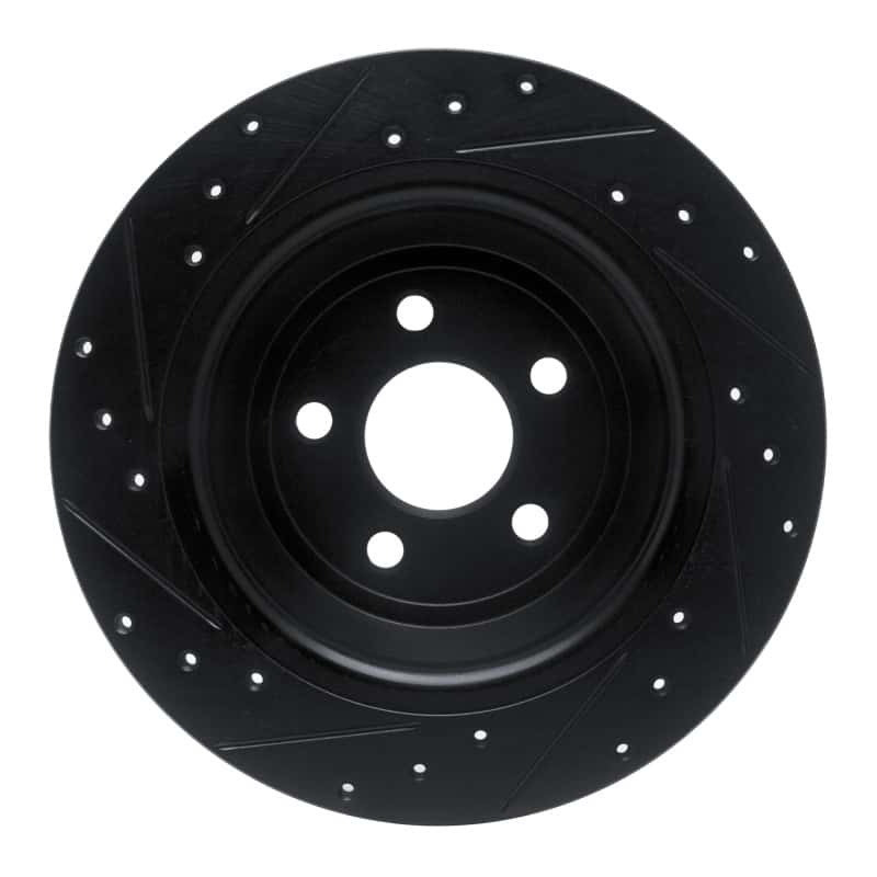 R1 Concepts — R1 15-24 Ford Fusion Rear Right Drilled & Slotted Black Brake Rotor
R1 Brake Rotor Drill - view 5