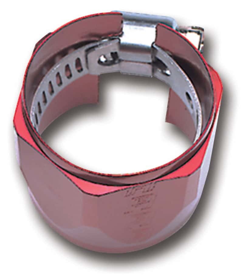 Russell — Russell Performance -6 AN Anodized Red Tube Seal Hose End For 5/16in Fuel Hose
Hose Fitting - view 4