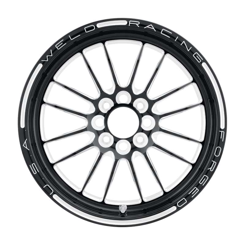 Weld — Weld Tuner Import 15x3.5 / 4x100mm BP / 2.25in. BS 1-Piece Black Wheel - view 1