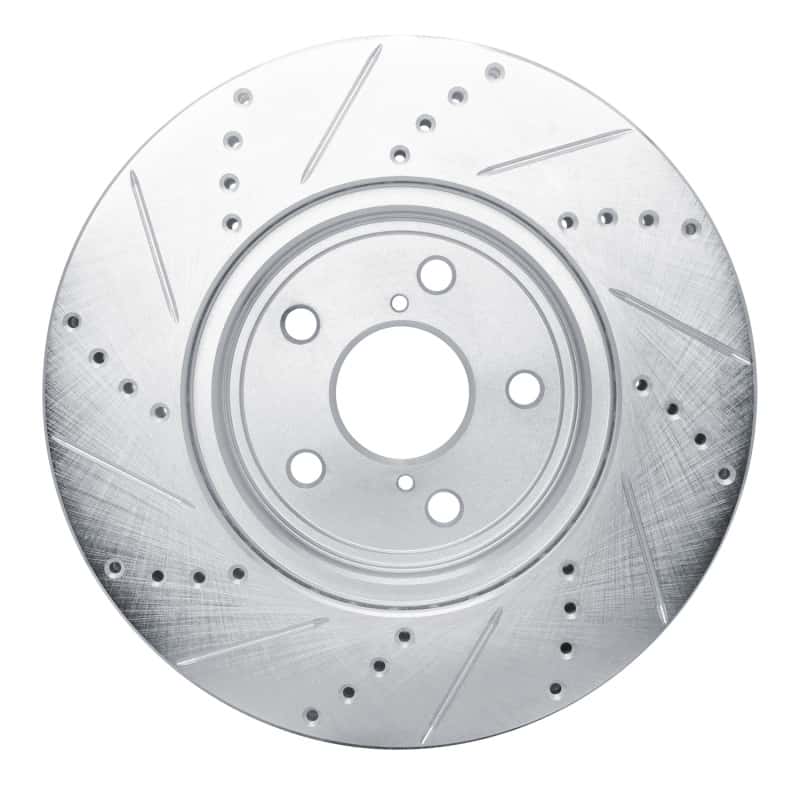 R1 Concepts — R1 01-06 Lexus LS430 Front Right Drilled & Slotted Silver Brake Rotor
R1 Brake Rotor Drill - view 5