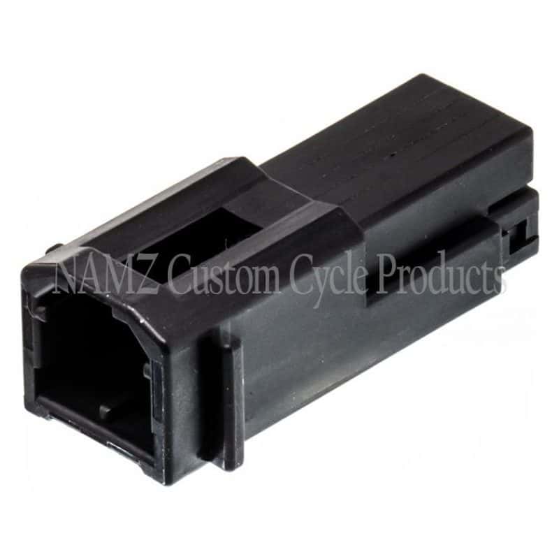 NAMZ — NAMZ AMP Multilock 2-Position Male Wire Cap Housing (HD 73102-96BK) - view 1