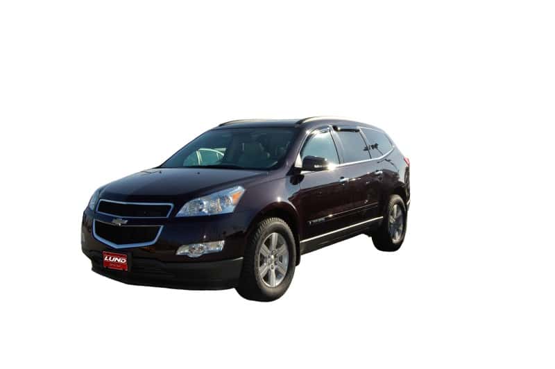 AVS — AVS 09-17 Chevy Traverse Ventvisor Outside Mount Window Deflectors 4pc - Smoke
Side Window Vent
VENTVISOR 4PC - view 2