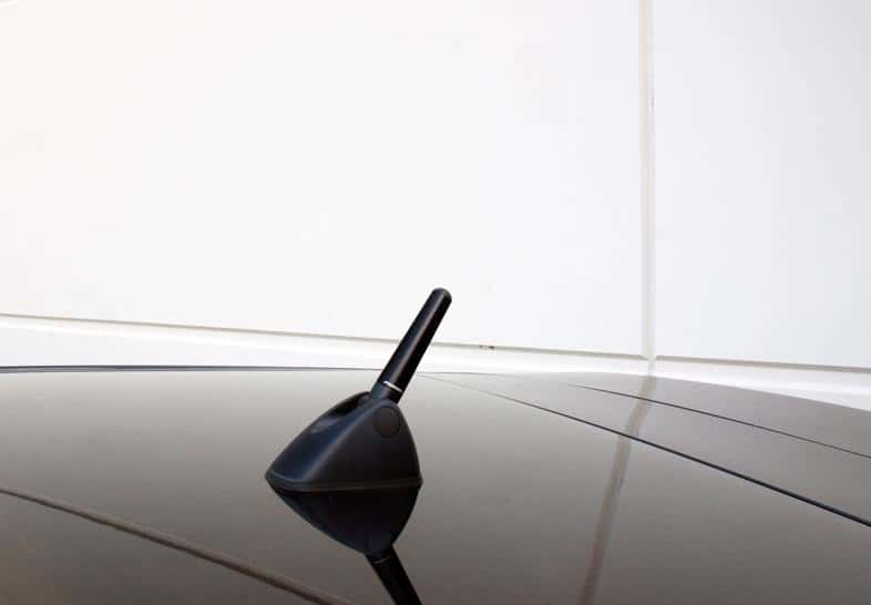 Perrin Performance — PERRIN 08-14 Subaru WRX/STI & 09-14 Forester Shorty Antenna w/OEM Pivoting Base - 2in. Mast - view 2