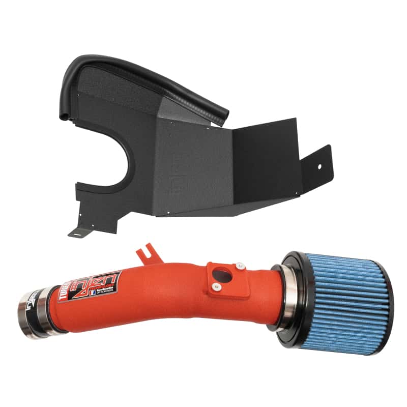 Injen — Injen 16-21 Honda Civic 1.5L 4 Cyl. Wrinkle Red Short Ram Intake
Short Ram Intake - view 4