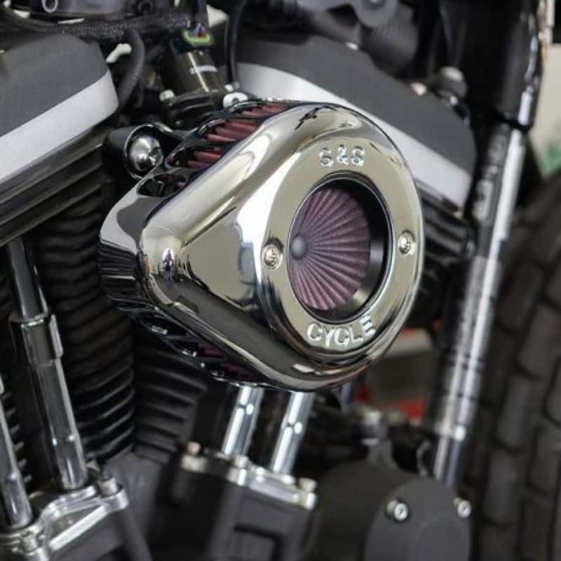 S&S Cycle — S&S Cycle 2007+ XL Models Stealth Air Stinger w/ Chrome Teardrop - view 2