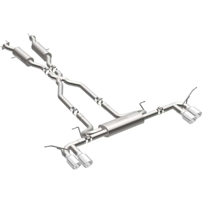 Magnaflow — MagnaFlow Cat Back, SS, 2.5in, Quad Split Polish 4in tip 14-15 Jeep Grand Cherokee 3.6L/5.7L V6/V8
Cat-Back - view 27