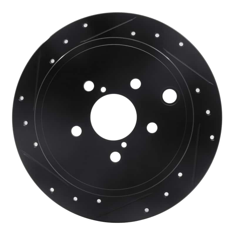 R1 Concepts — R1 08-15 Subaru Forester Rear Left Drilled & Slotted Black Brake Rotor
R1 Brake Rotor Drill - view 1