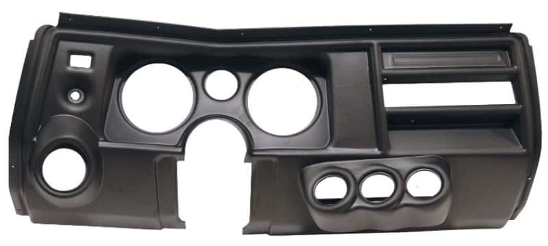 AutoMeter — Autometer 1969 Chevrolet Chevelle W/ Vent Direct Fit Gauge Panel 5in x2 / 2-1/16in x4 - view 2