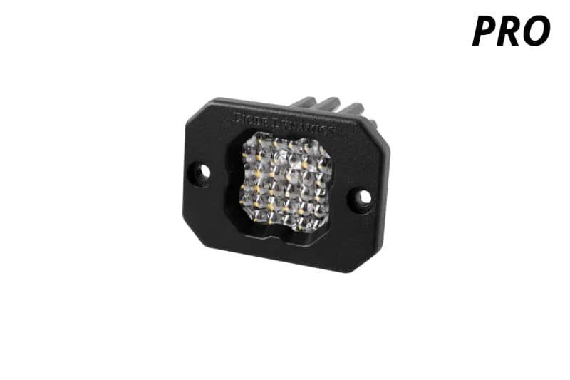 Diode Dynamics — Diode Dynamics Stage Series C1 LED Pod Pro - White Flood Flush ABL Each - view 2