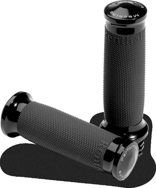 Performance Machine — Performance Machine Contour Renthal Wrapped Grips - Black Ano - view 2