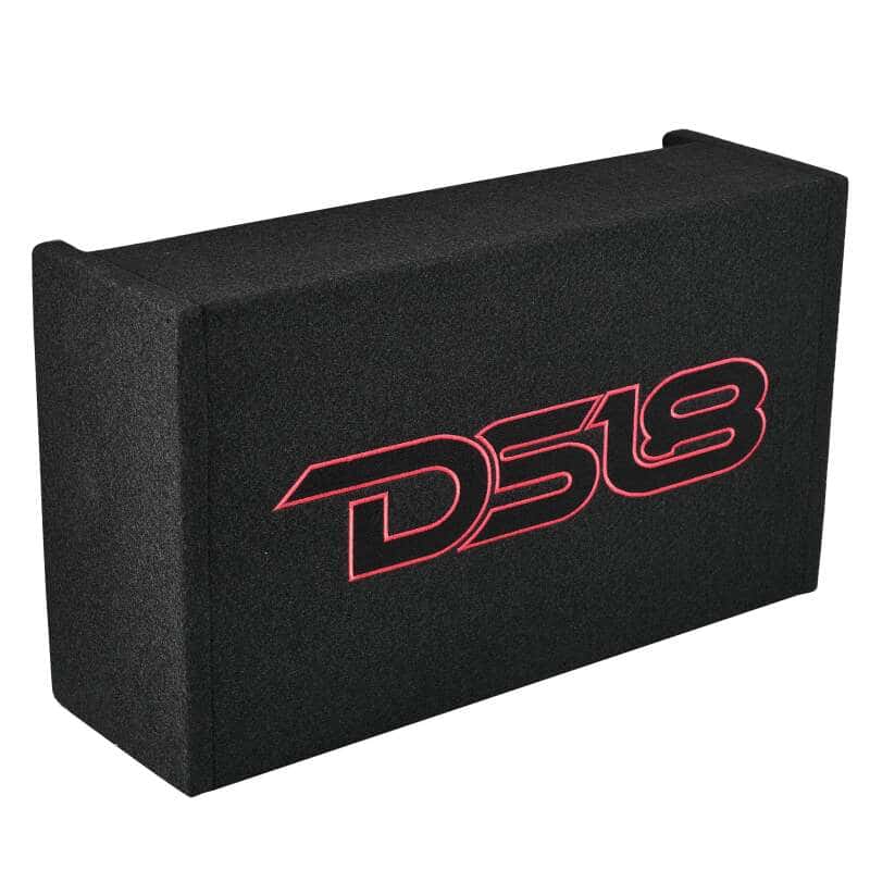 DS18 — DS18 Single 10in Shallow Subwoofer & Enclosure 300 Watt RMS Downfiring Sealed Black Carpet Amplified - view 5