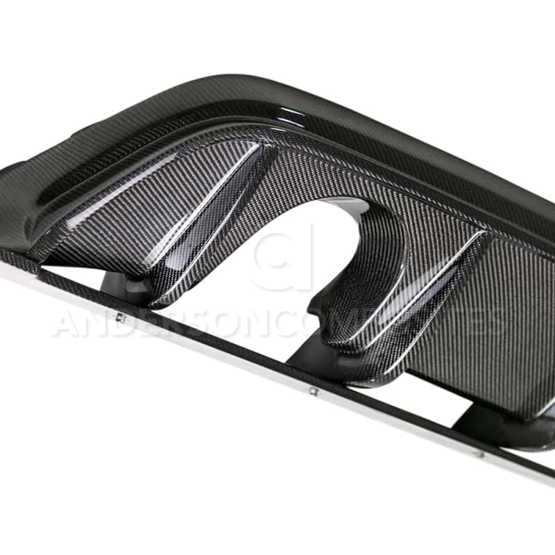 Anderson Composites — Anderson Composites 2016+ Ford Focus RS Type-R Rear Diffuser - view 6