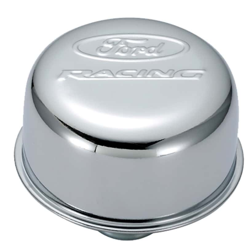 Ford Racing — Ford Racing Logo Push-In Type Air Breather Cap - Chrome
Oil Breather Cap - view 3