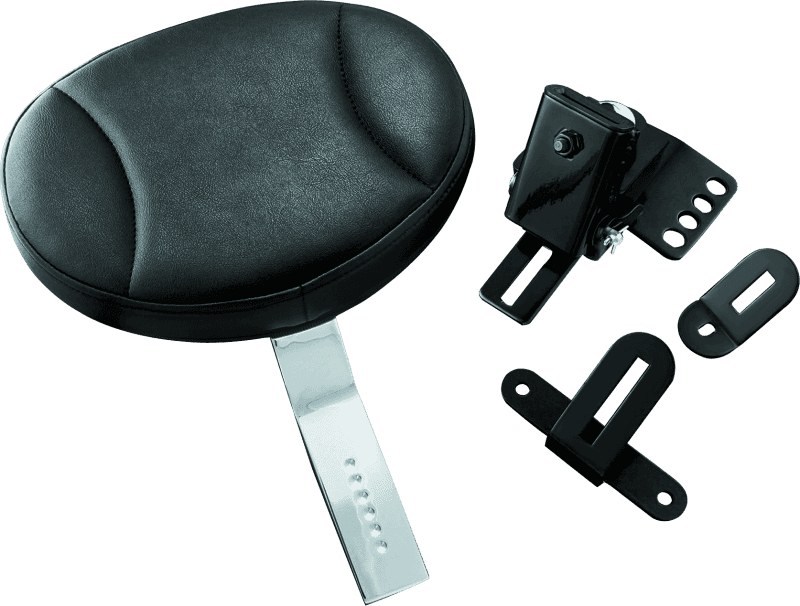 Kuryakyn — Kuryakyn Plug-In Driver Backrest 97-Up Touring Chrome - view 1
