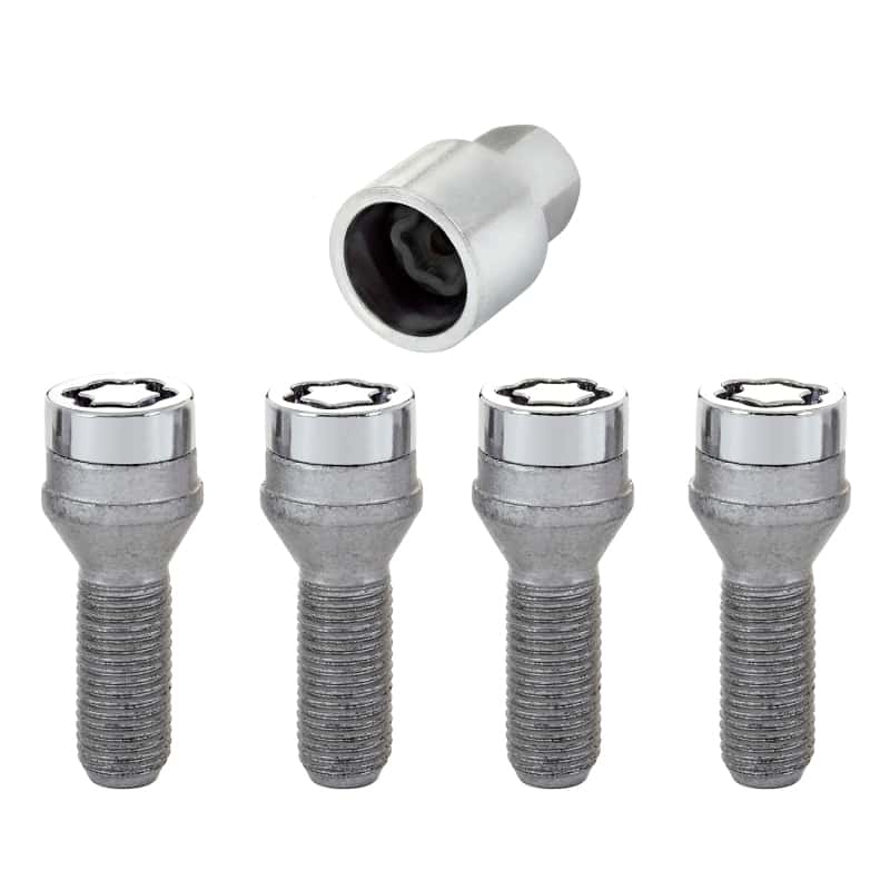 McGard — McGard Wheel Lock Bolt Set - 4pk. (Cone Seat) M12X1.75 / 19mm Hex / 28.9mm Shank Length - Chrome - view 1