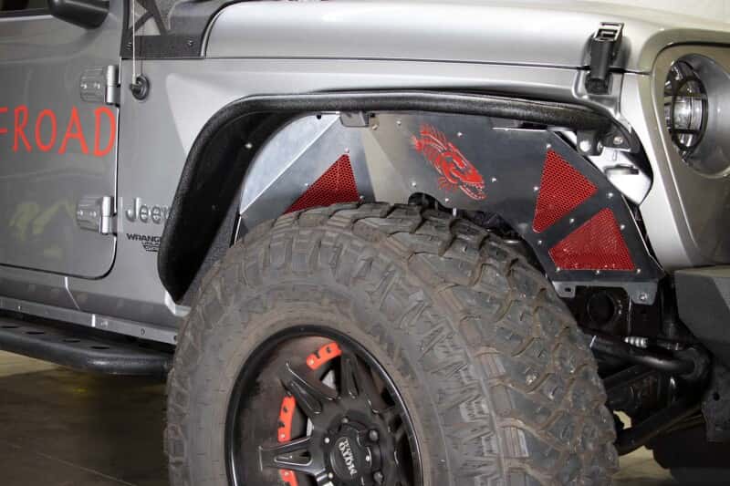 Fishbone Offroad — Fishbone Offroad 2018+ Jeep Wrangler JL Front Pair Aluminum Raw Inner Fenders - view 6