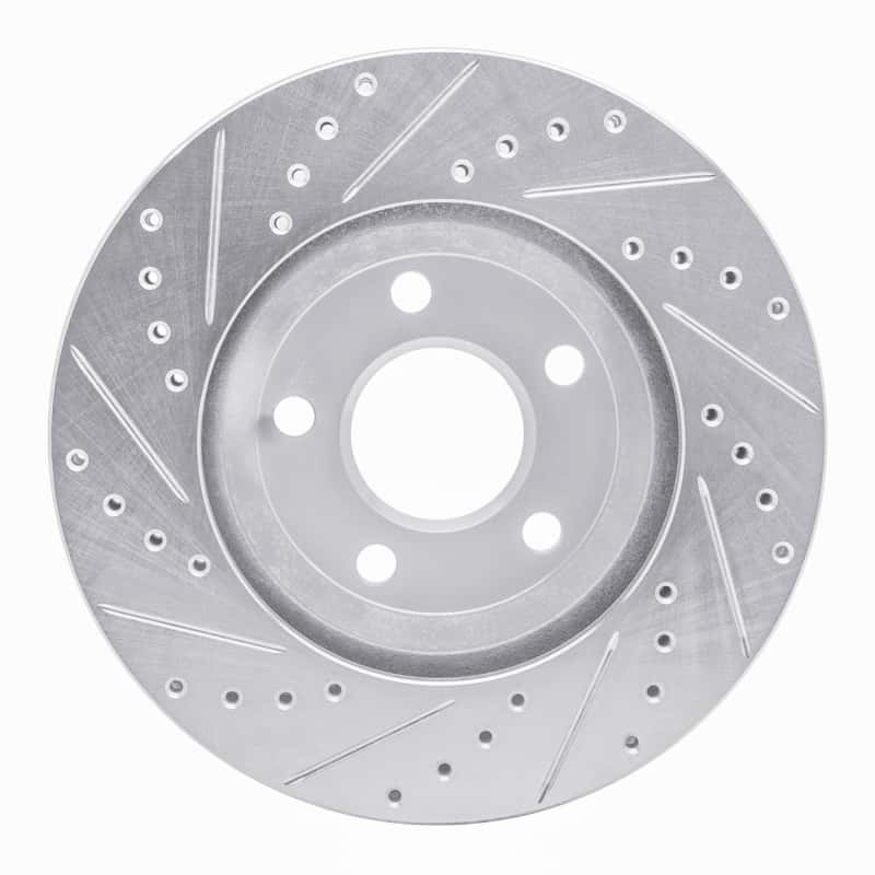 R1 Concepts — R1 05-05 Buick Park Avenue Front Right Drilled & Slotted Silver Brake Rotor
R1 Brake Rotor Drill - view 5