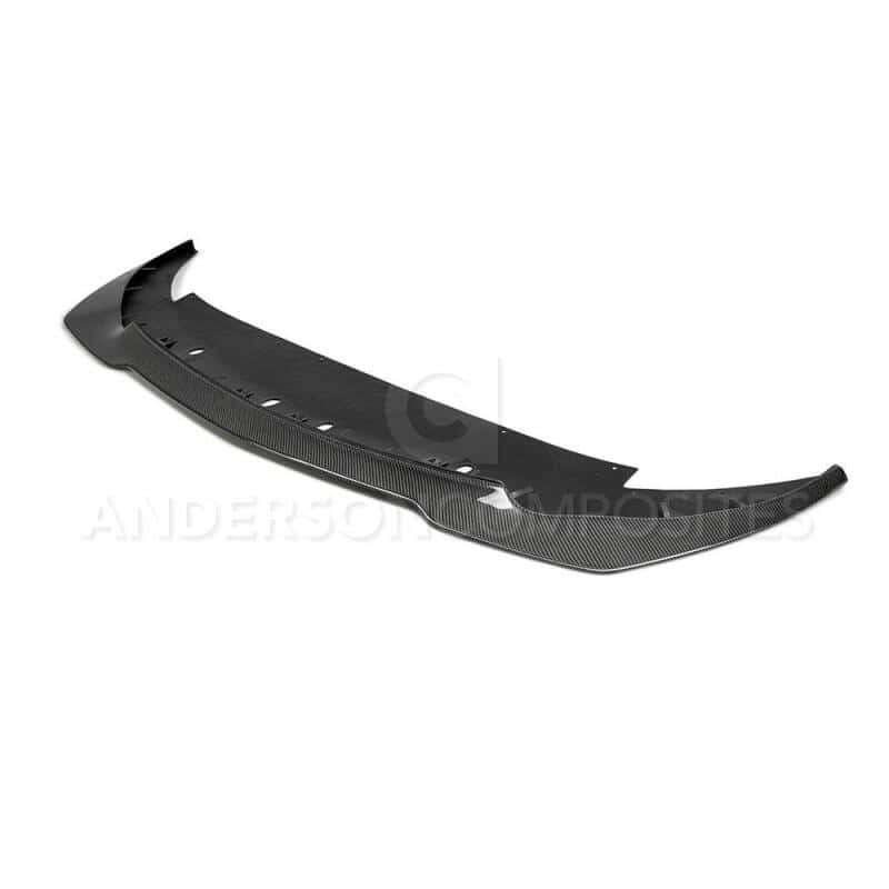 Anderson Composites — Anderson Composites 2015-2018 Ford Mustang Shelby GT350R Carbon Fiber Front Splitter (1 PC) - view 2