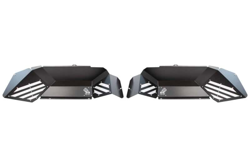 Fishbone Offroad — Fishbone Offroad 2020+ JT Gladiator Rear - Black Aluminum Inner Fenders - view 1