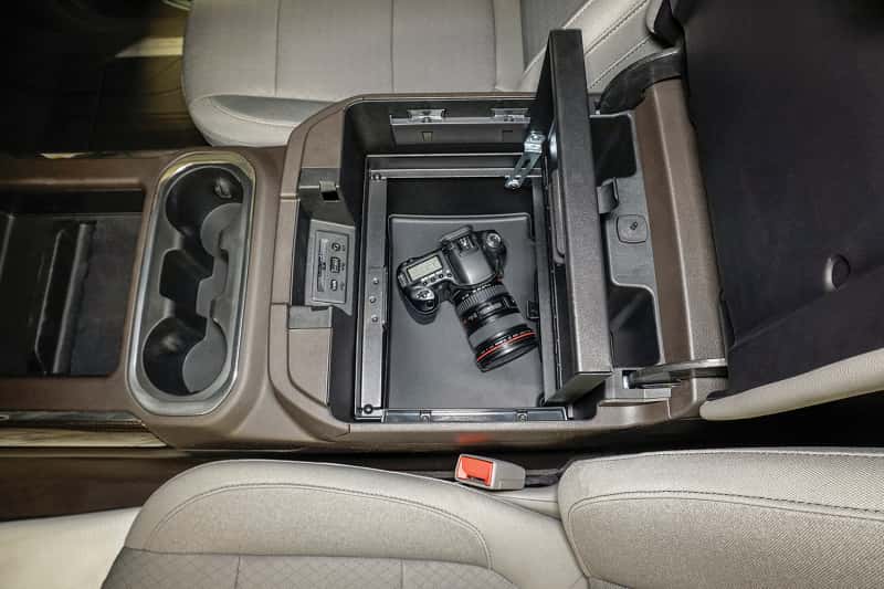 Tuffy Products — Tuffy Console Safe W/ Keyed Lock For Chevrolet Silverado And Gmc Sierra W/ Flow Thru Console
Console Safe - view 14
