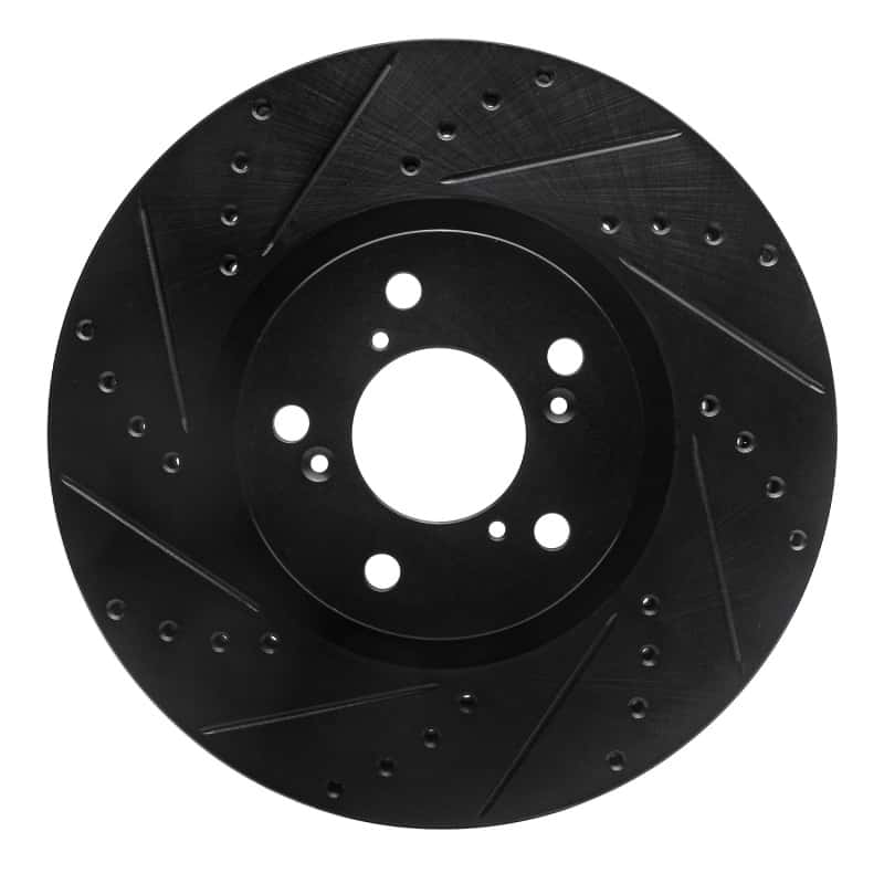 R1 Concepts — R1 07-20 Acura MDX Front Left Drilled & Slotted Black Brake Rotor
R1 Brake Rotor Drill - view 1