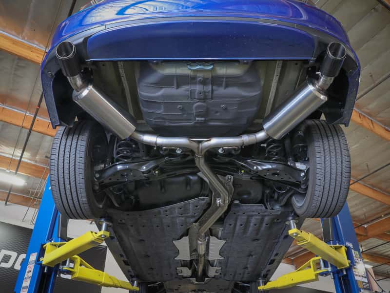 aFe — aFe Takeda 2.5in 304 SS Cat-Back Exhaust System w/CF Tips 2022+ Honda Civic L4-1.5L (t)
Cat-Back Exhaust - view 5