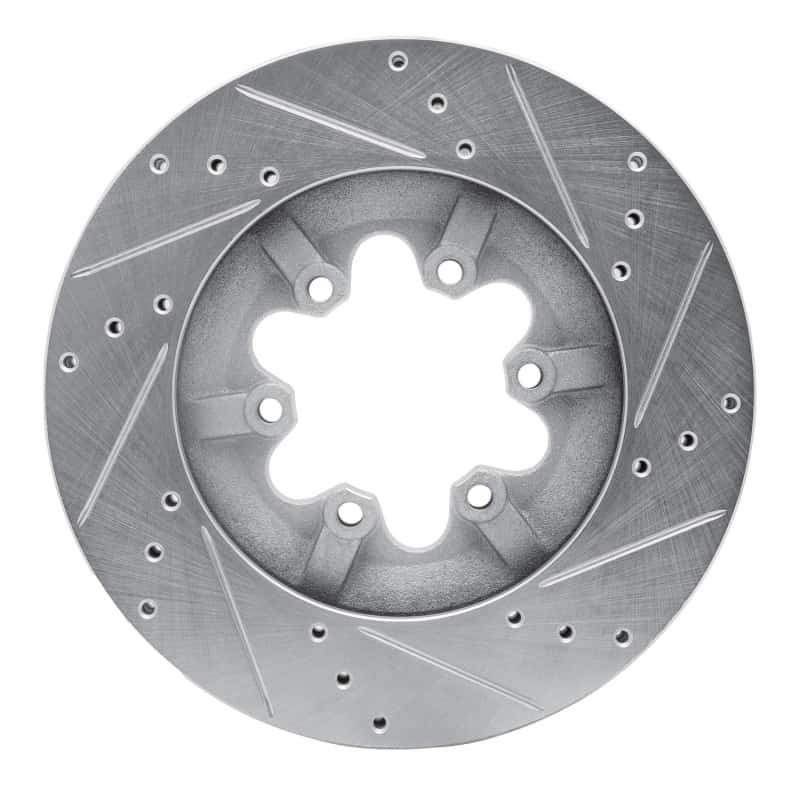 R1 Concepts — R1 09-12 Chevrolet Colorado Front Left Drilled & Slotted Silver Brake Rotor
R1 Brake Rotor Drill - view 5