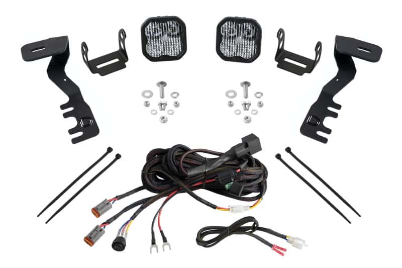 Diode Dynamics — Diode Dynamics 2024+ Toyota Tacoma SS3 LED Ditch Light Kit- Sport White Combo - view 1