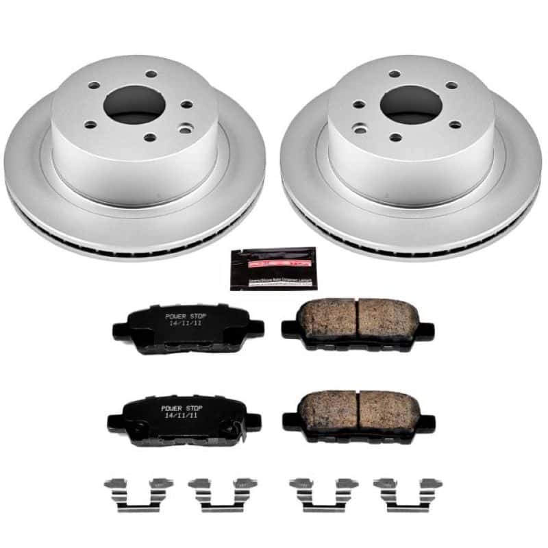 PowerStop — Power Stop 11-19 Nissan Leaf Rear Z17 Evolution Geomet Coated Brake Kit - view 1