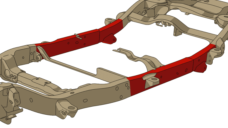 RustBuster — Rust Buster Avalanche/Suburban/Yukon Center Frame Repair Kit - Right - view 9