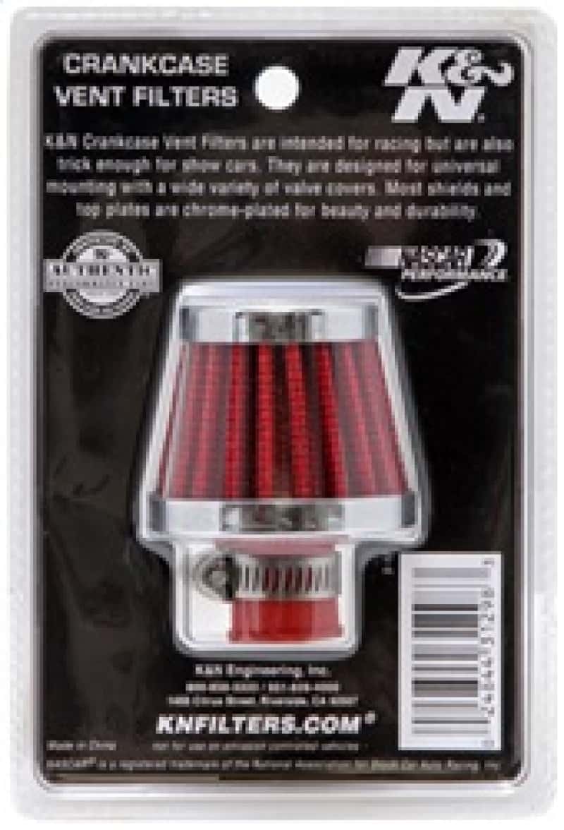 K&N Engineering — K&N 2in Base OD x .375in Flange ID x 1.75in H Rubber Base Crankcase Vent Filter
Vent Air Filter/Brea
Vent Air Filter - view 10