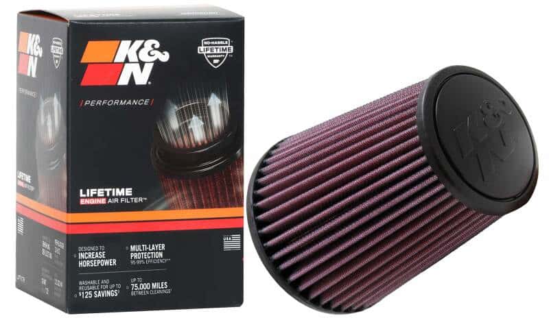 K&N Engineering — K&N Universal Tapered Filter 3.125in Flange ID x 5in Base OD x 3.5in Top OD x 6in Height
Universal Clamp-On A
Clamp-on Air Filter - view 6